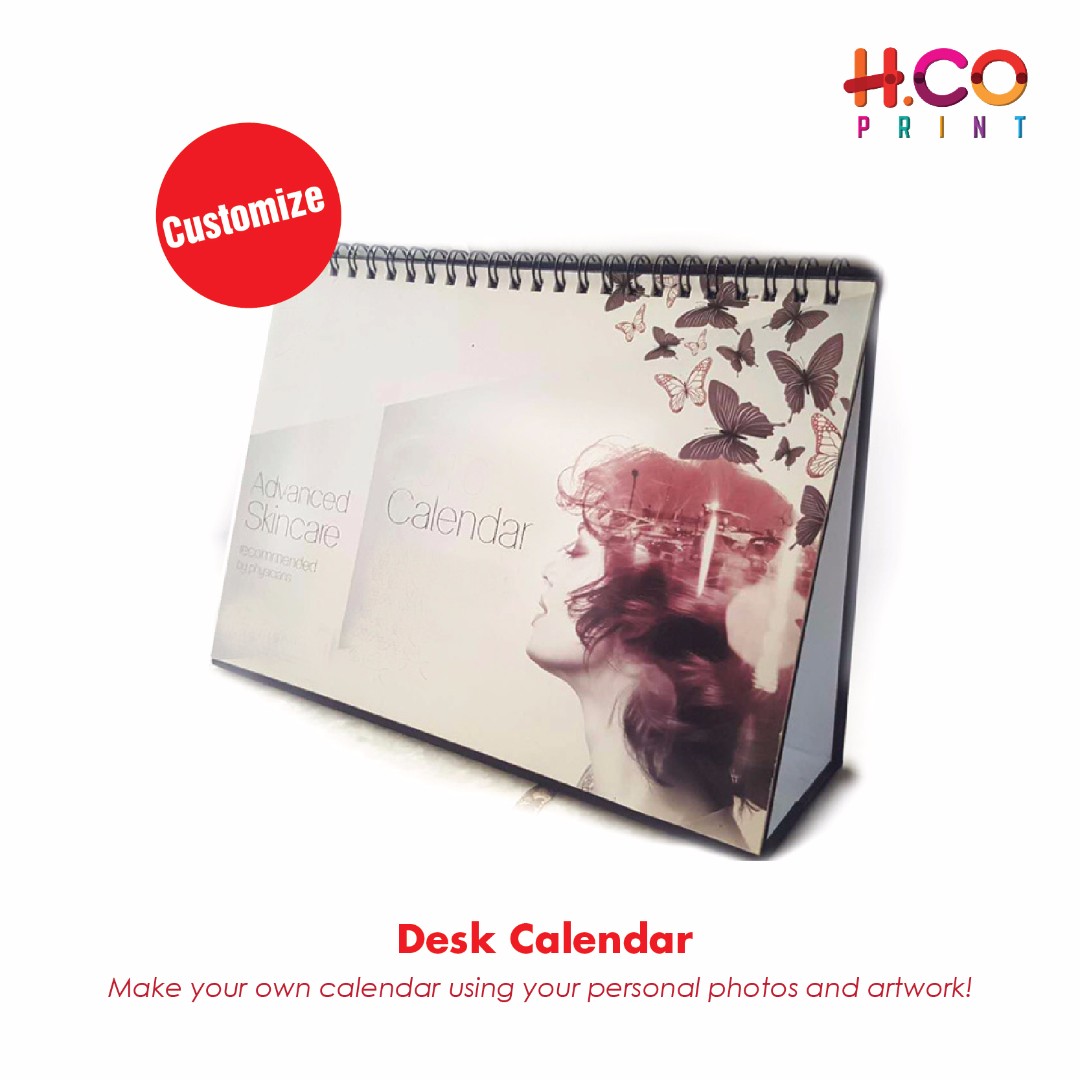 Customize Design Desk Calendar Design Craft Artwork On Carousell