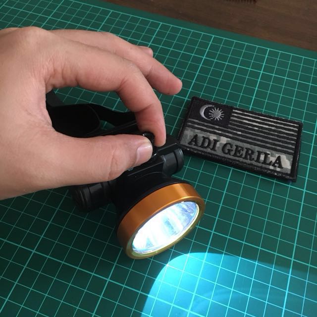 Dimmer Rechargeable Headlamp, Sports Equipment, Exercise & Fitness