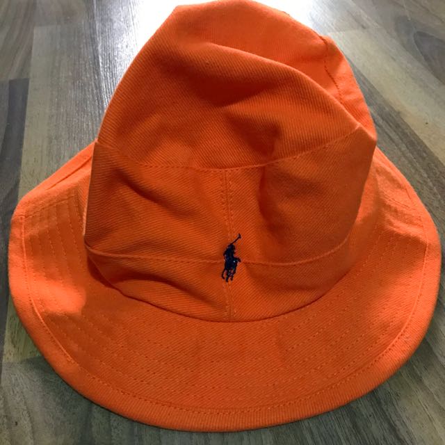 orange polo hat