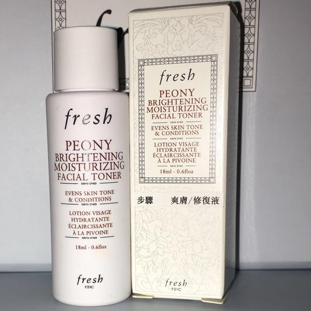 fresh peony brightening moisturizing facial toner
