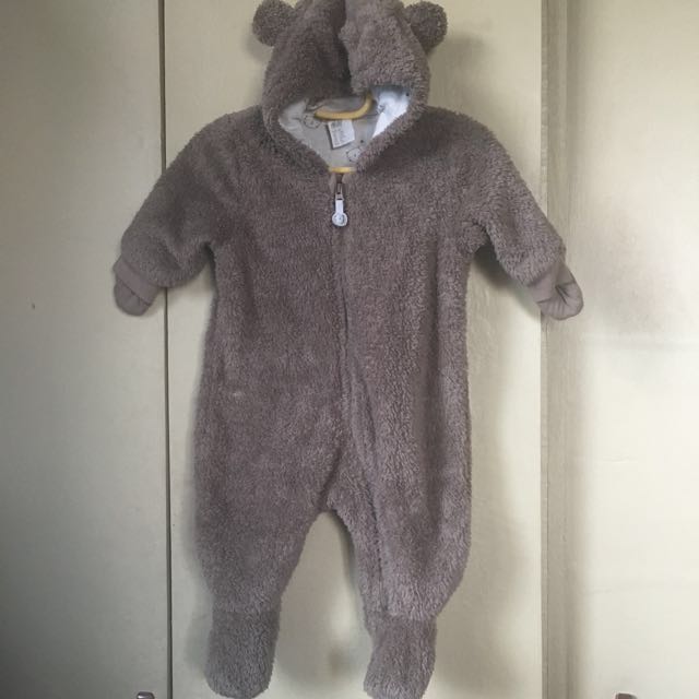 h&m baby bear suit