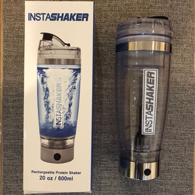 InstaShaker (New Model) Protein Shaker Bottle 20 oz. Vortex Mixer