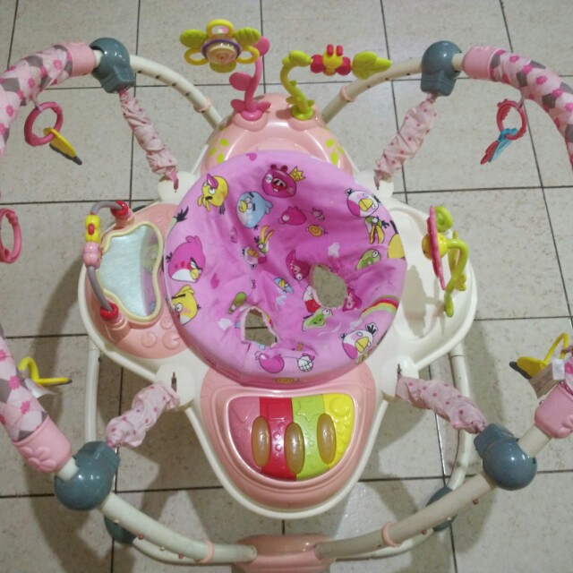 bright starts jumperoo pink