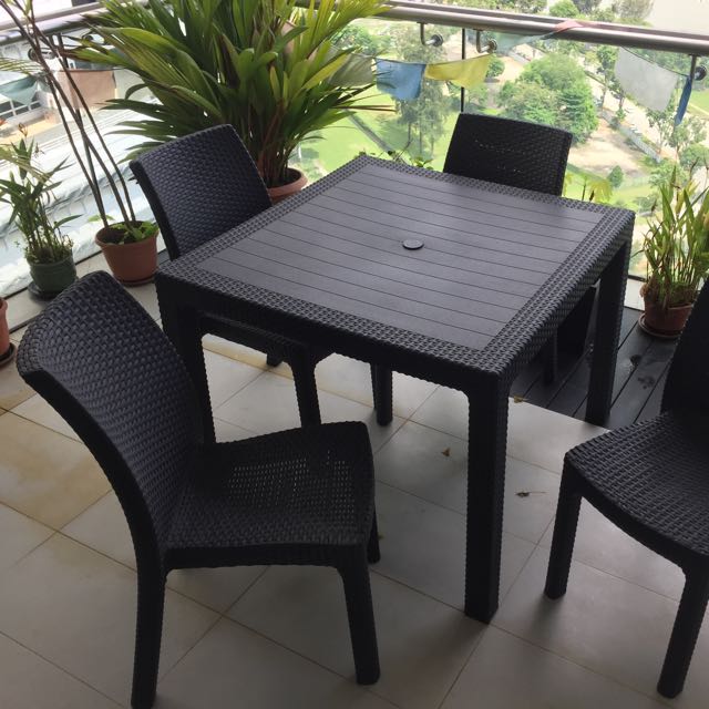 Keter table and chairs deals