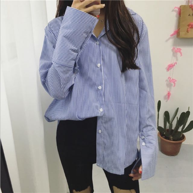 Featured image of post Korean Oversized Button Down Shirt Outfit / Shop 260 top oversized button down shirt and earn cash back all in one place.