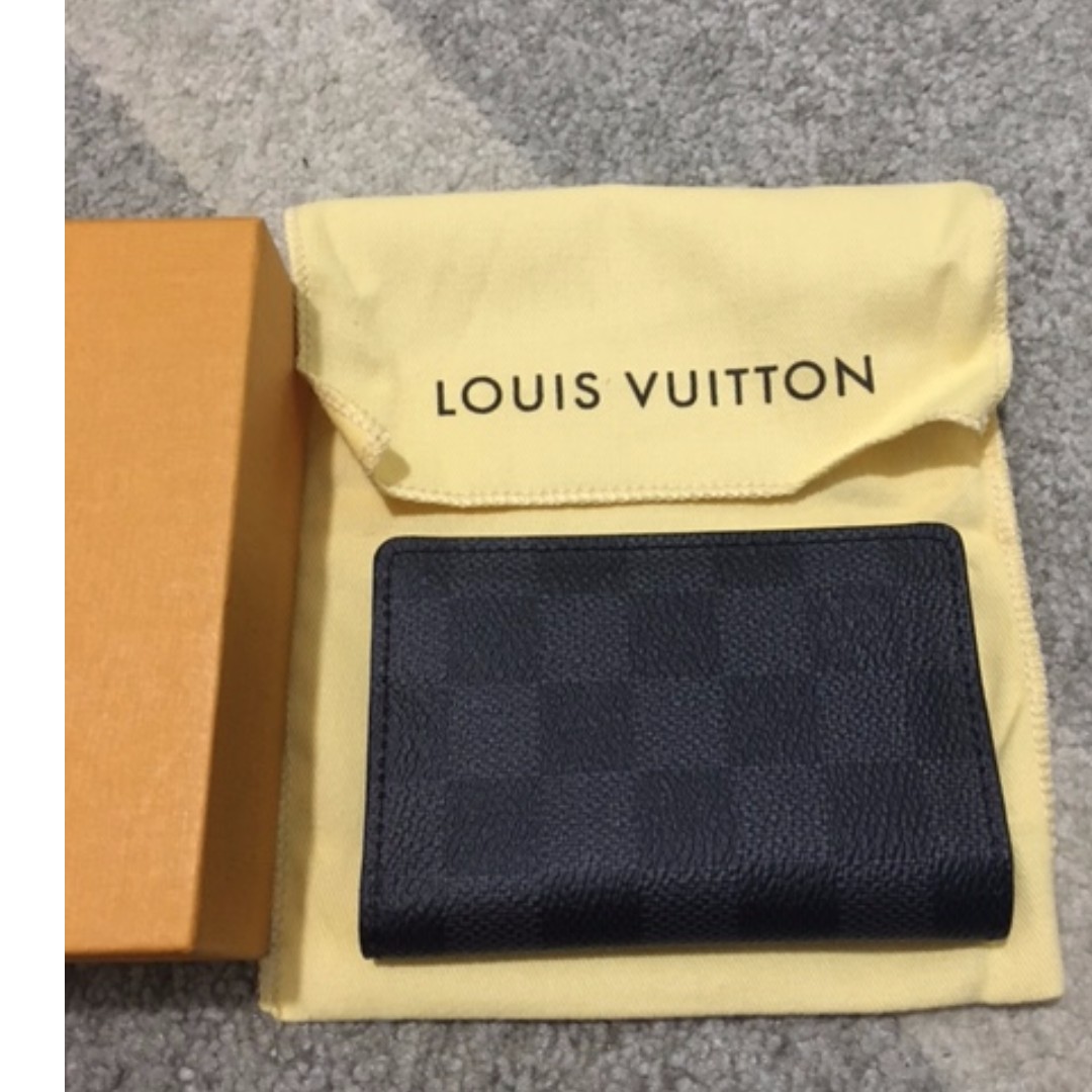 LOUIS VUITTON Pocket Organiser Taiga Leather, Luxury, Bags & Wallets on  Carousell