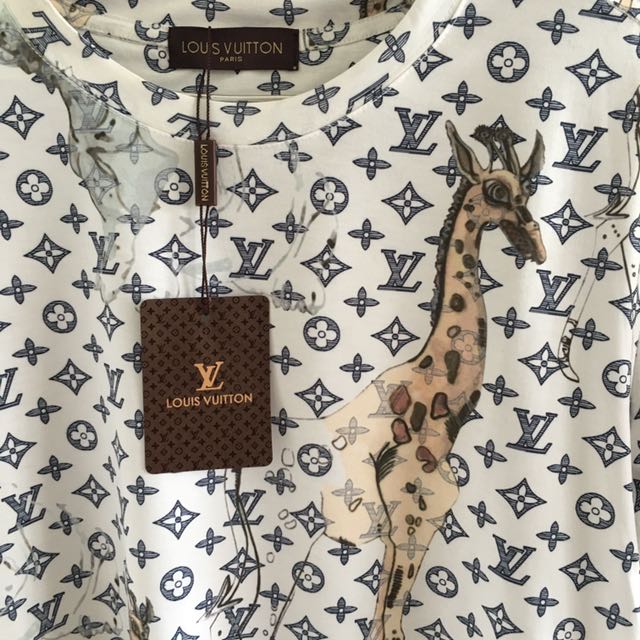 Louis Vuitton LV Zoo giraffe T-shirt XL