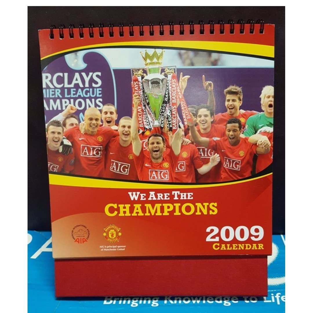 Manchester United Football Club Man Utd Calendar 2009, Sports Equipment