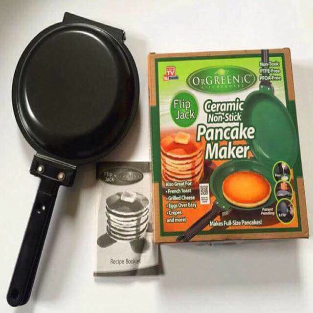 Pancake Maker Ceramic Non-Stick Pan (Category: Bakeware) located in Manila. Submitted by borntoshop888 (Listing ID 128646161, Image 2). Description: Pancake Maker Ceramic Non-Stick Pan 349 pesos only I do meet ups every Friday and Saturdays ONLY in Robinson's Place Ermita but with additional commute fee of P50 or you may contact me at 09062150316 for your preferred day and place ****50% of the total amount of all the items should be deposited bef