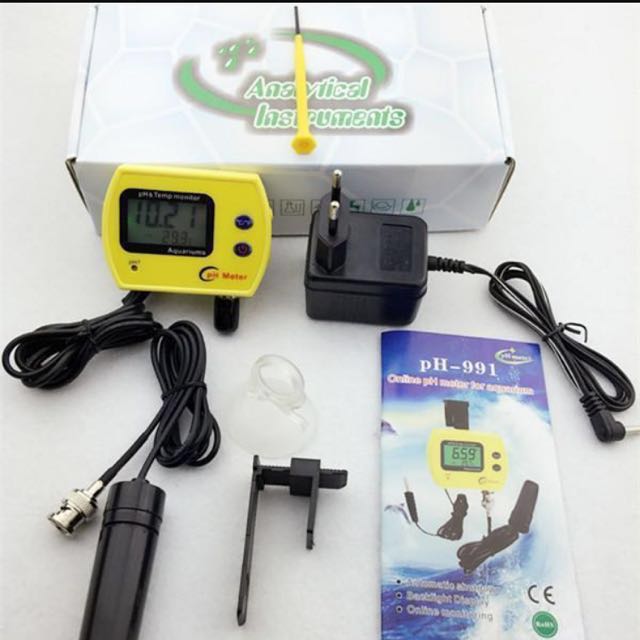 PH991 2 in 1 pH Tester / Thermometer ATC Liquid AcidBases Meter
