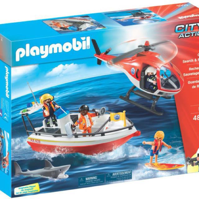 Playmobil coast guard boat new arrivals
