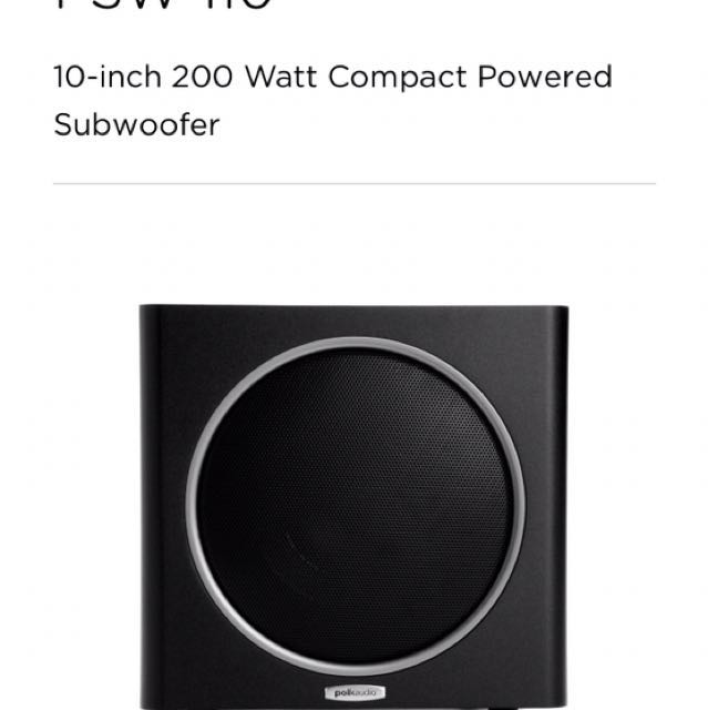 polk audio 110 subwoofer