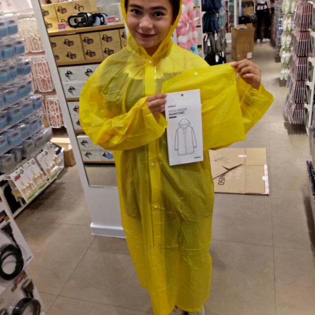 Miniso raincoat on sale