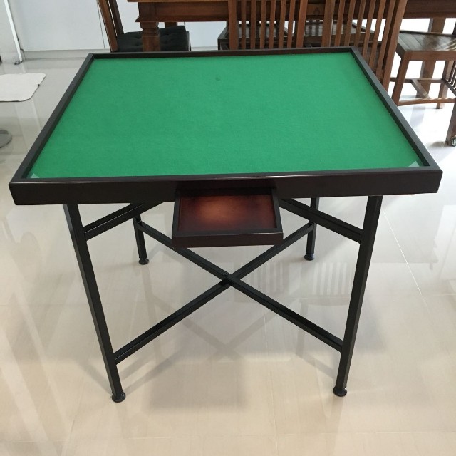 Solid Wood Mahjong Table, Furniture & Home Living, Furniture, Tables