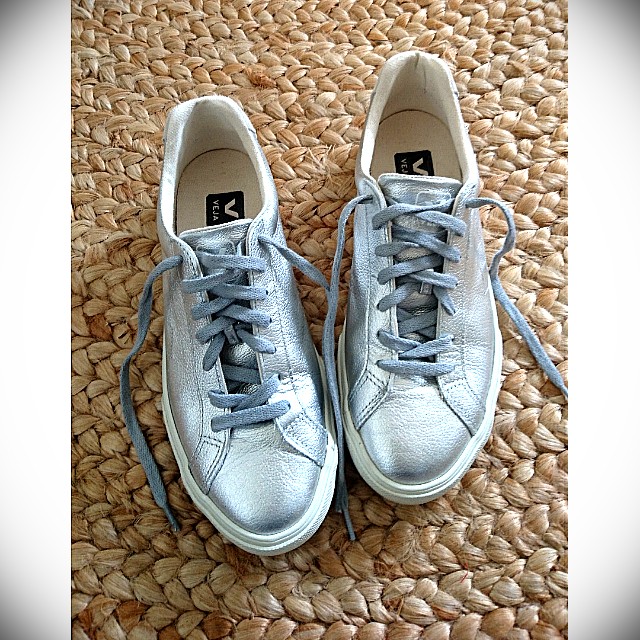 veja sneakers silver