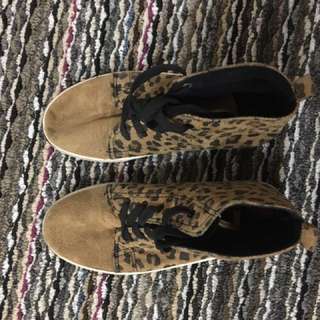 Cheetah print high tops