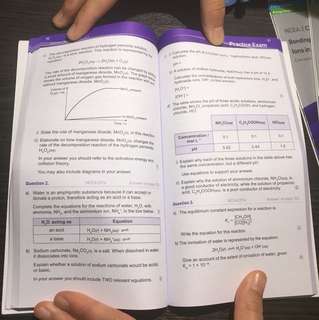 Chemistry revision guide and fold-out notes
