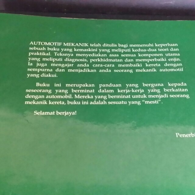 Automotif Mekanik Panduan Membaiki Kereta Books Stationery Books On Carousell