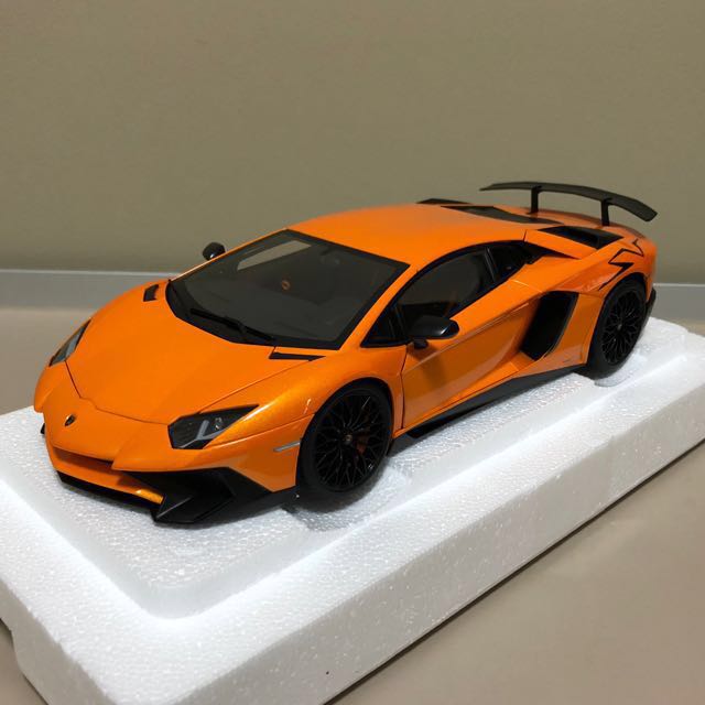 Autoart 1 18 Lamborghini Aventador Lp750 4 Sv Orange