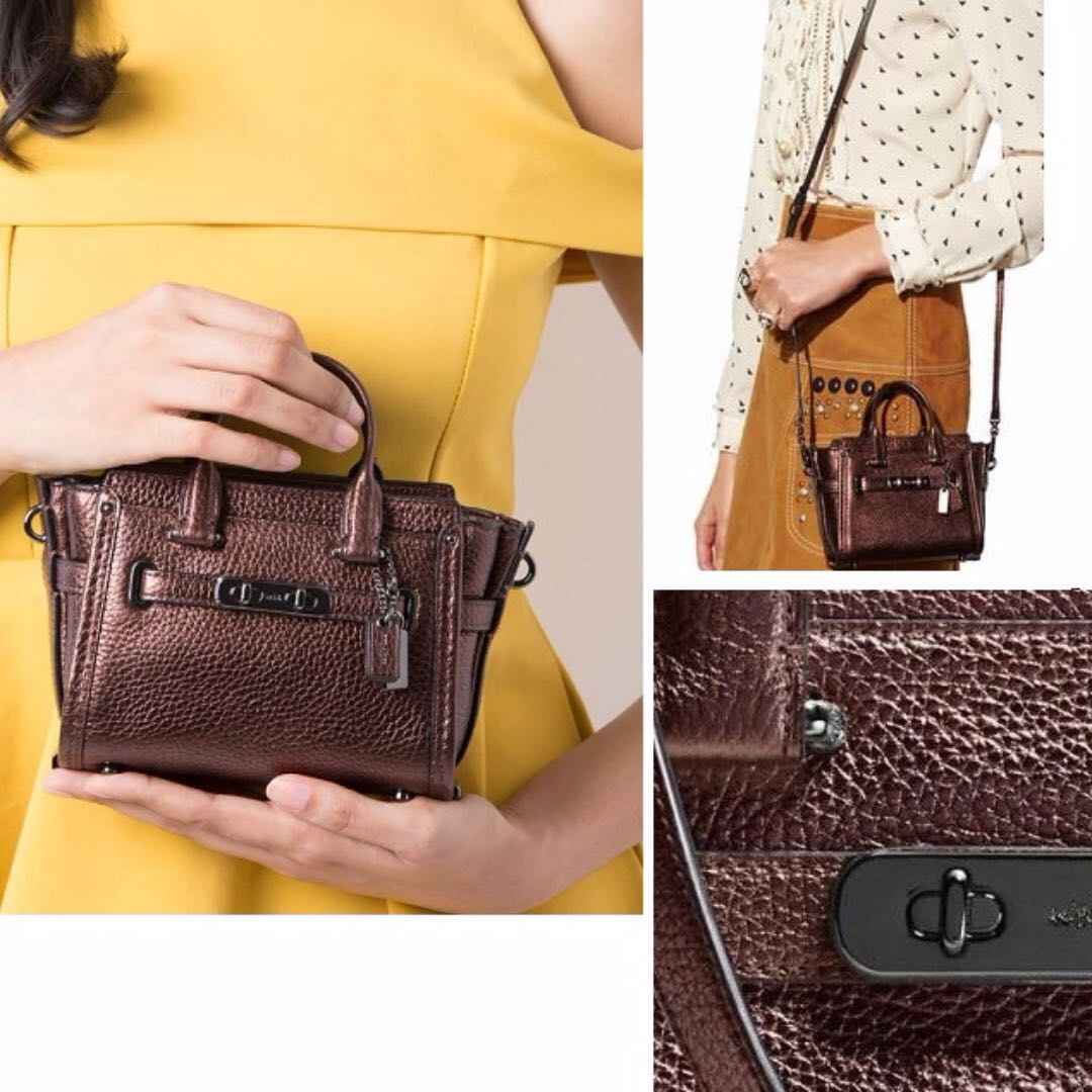 Coach swagger metallic shop