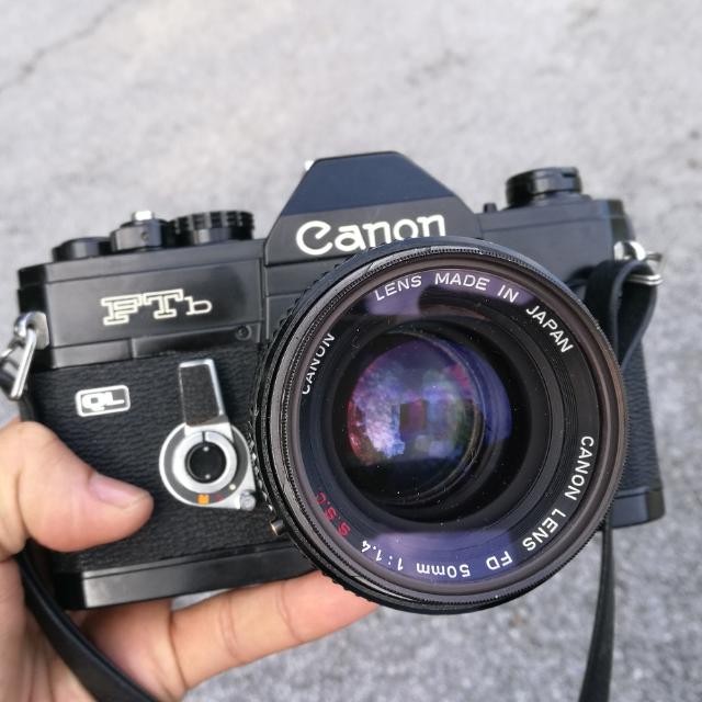 カメラ フィルムカメラ Canon FTb Black QL FD 50mm 1.4 SSC, Photography, Lens & Kits on 
