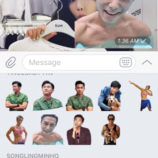 Custom made telegram sticker, Hobbies & Toys, Memorabilia