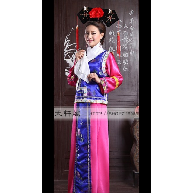 For Rent Huan Zhu Gege Traditional Chinese Qing Dynasty Princess Costume Women S Fashion Clothes Dresses
