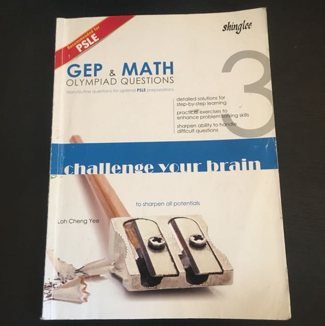 GEP \u0026 Math Olympiad Questions by Shinglee, Hobbies \u0026 Toys, Books \u0026 Magazines, Textbooks on Carousell