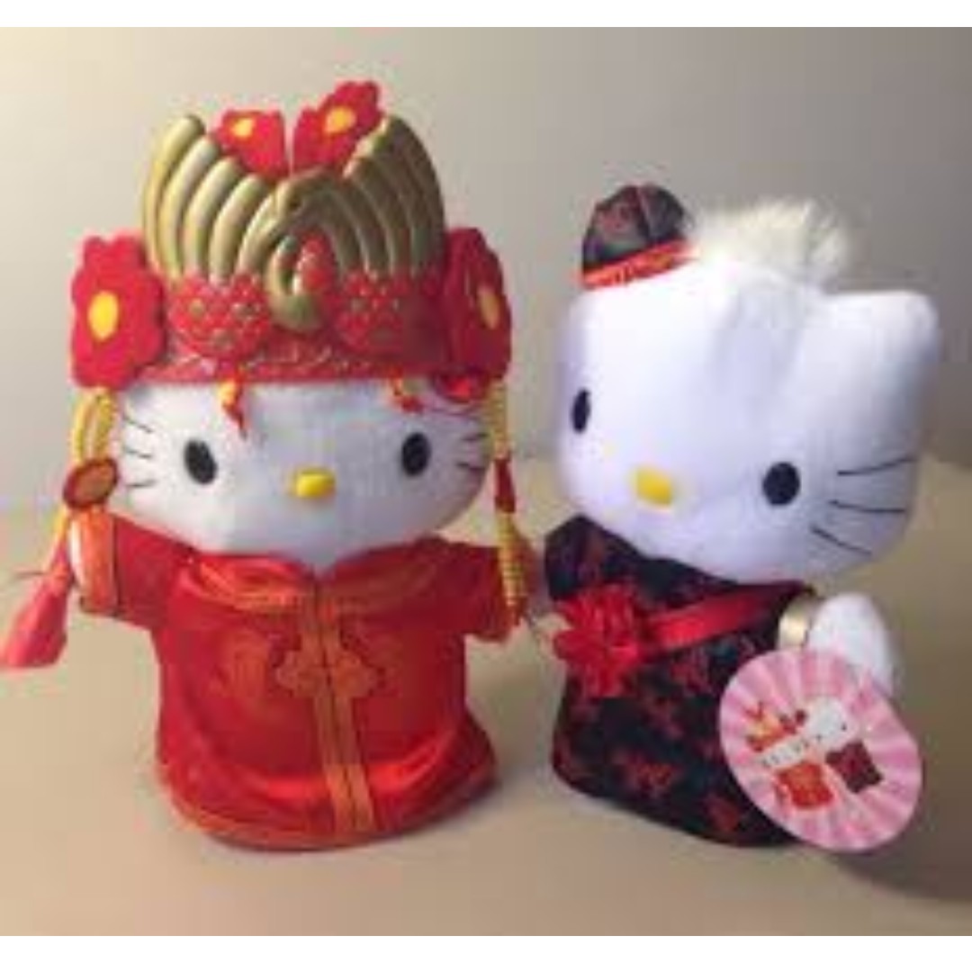 hello kitty wedding doll