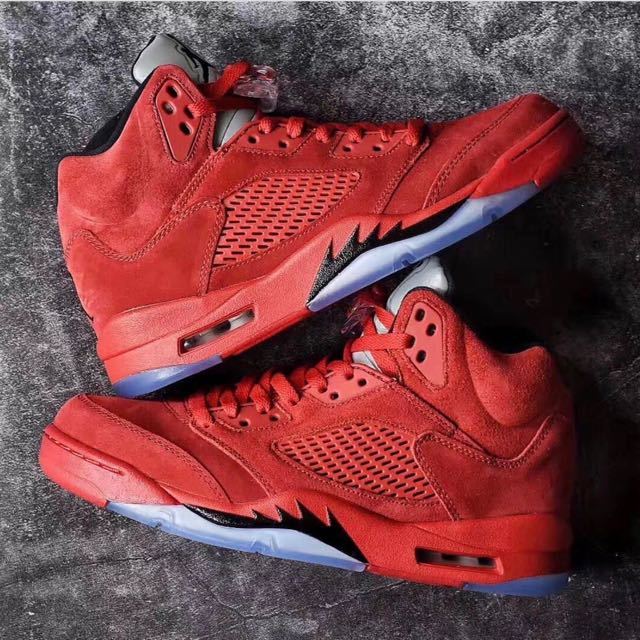 nike jordan 5 red