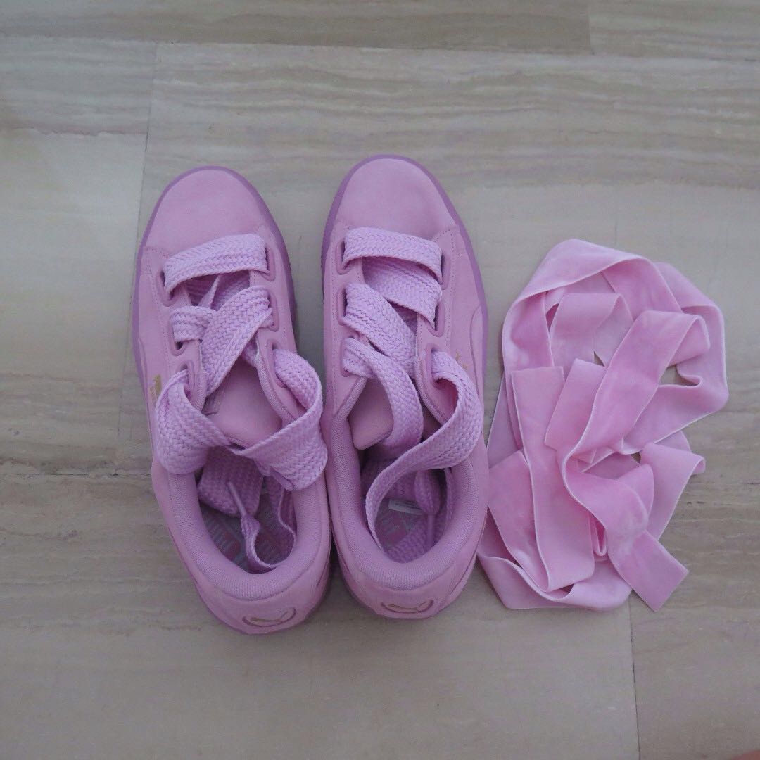 puma suede heart reset lavanda