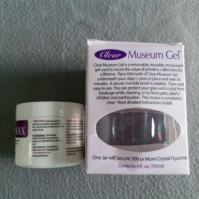 QuakeHold! Clear Museum Gel for Glass & Crystal - 4 oz.