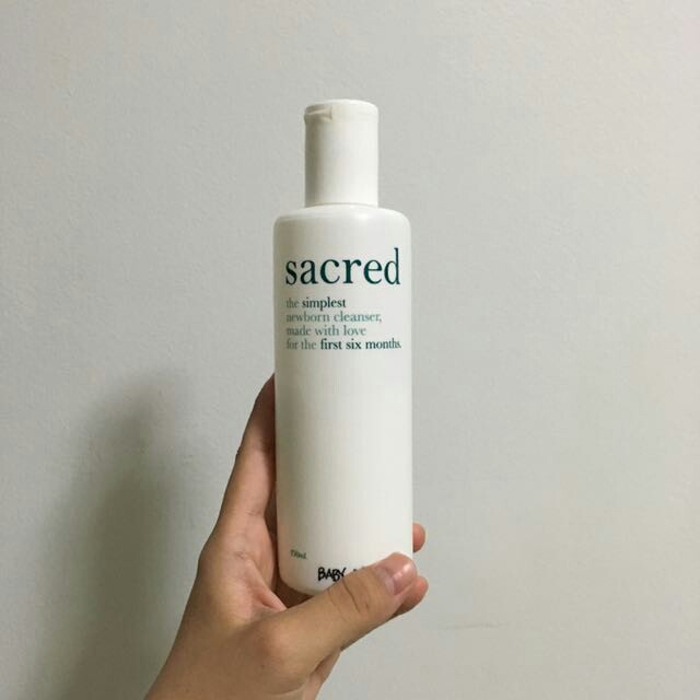 Sacred newborn cleanser sales
