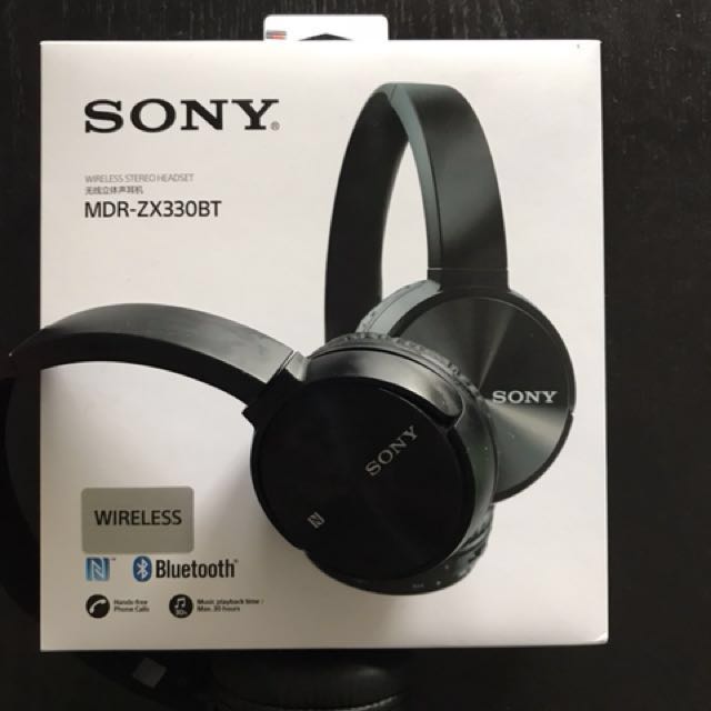SONY Wireless Stereo Headset MDRZX330BT, Audio, Headphones & Headsets