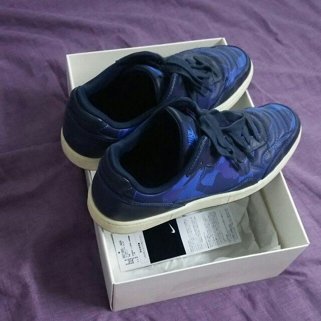 SOPH. NIKE NSW TIEMPO 94 F.C.R.B. size 8 blue cam sneakers, 男裝