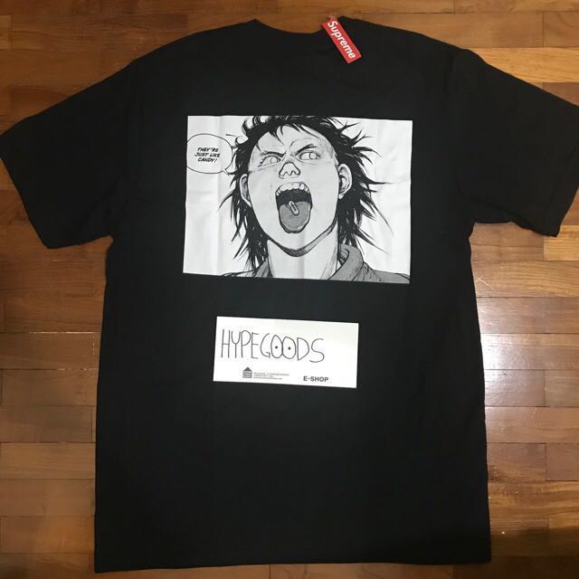 supreme akira pill tee black