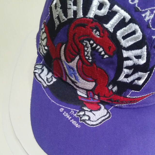 Toronto Raptors NBA Vintage 90's Twins Enterprise Adjustable Snapback Cap  Hat 94 