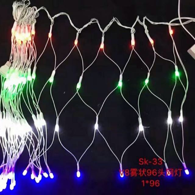 120l Led Curtain Christmas Lights On Carousell