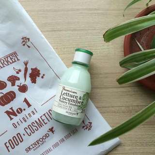 skinfood premium lettuce & cucumber watery emulsion