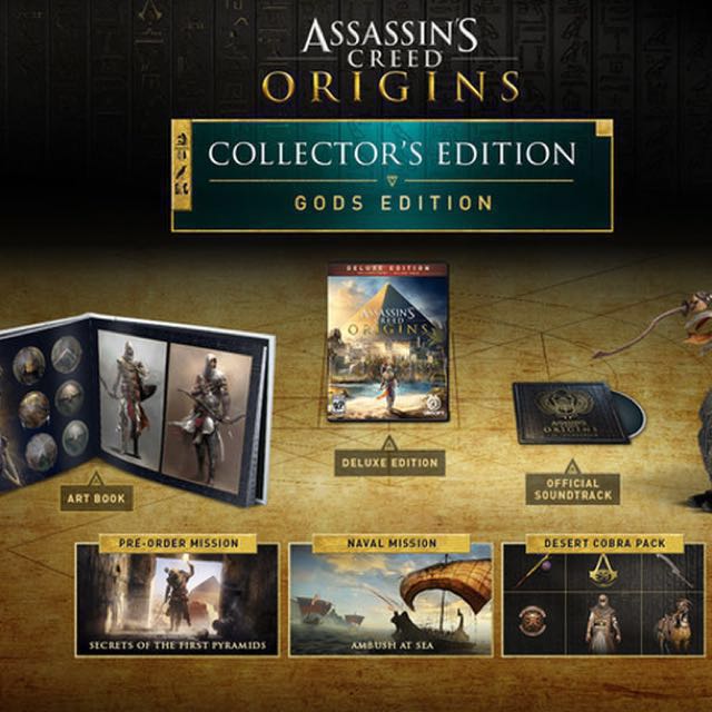Assassin S Creed Origins Gods Edition R3 Figurine Not Included Toys Games Video Gaming Video Games On Carousell