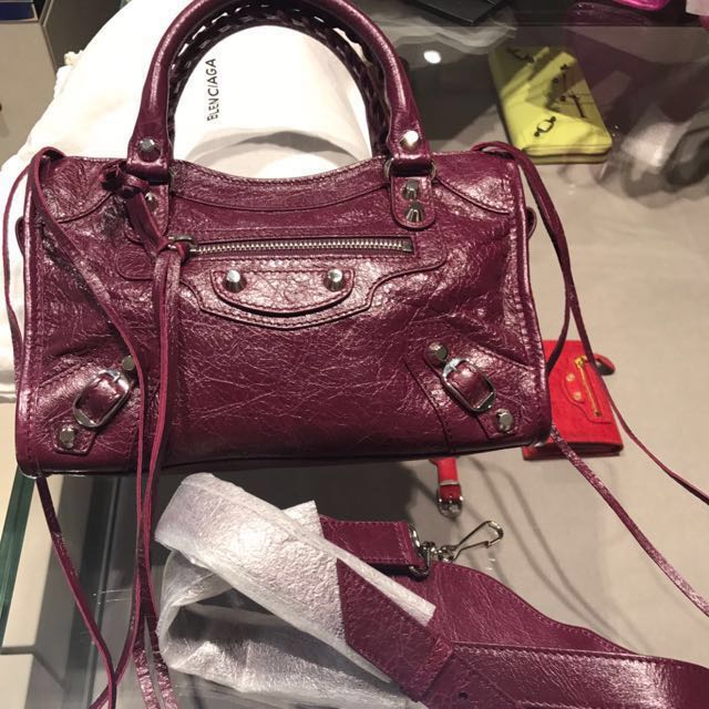 Balenciaga dark red Clearance
