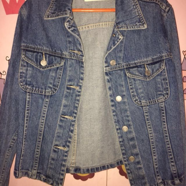 Authentic Bossini Jeans Denim Jacket Women s Fashion Coats