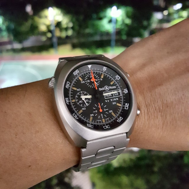 Bell & Ross Space 1 Automatic Chrono by Sinn, Luxury, Watches on Carousell