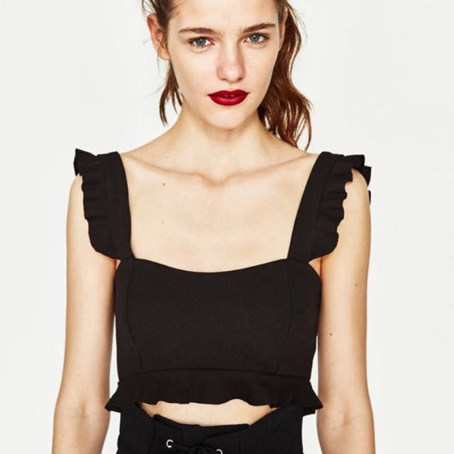 ruffle crop