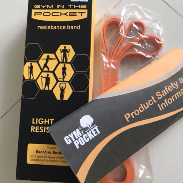 Gym in the pocket resistance band hot sale