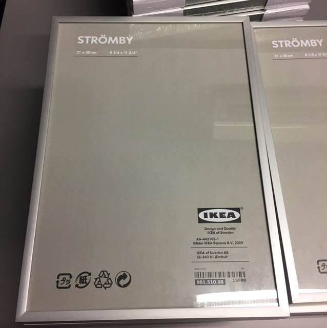 Brand New N Slightly Used Ikea Stromby Photo Frame Furniture Home Decor On Carousell