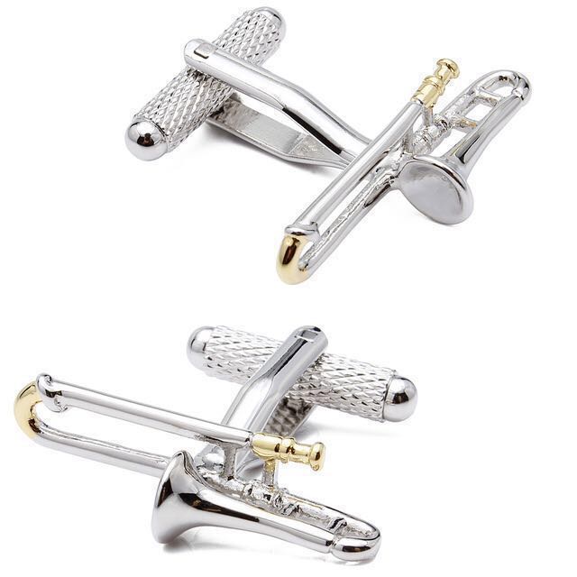 Cuff Link trombone Men s Fashion Watches Accessories Cuff