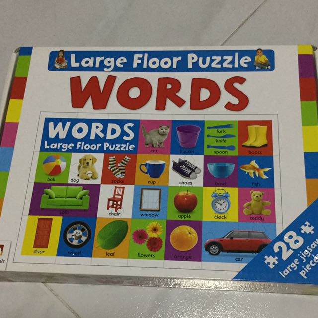 Educational Puzzles Words Large Floor Jigsaw Puzzles Toys