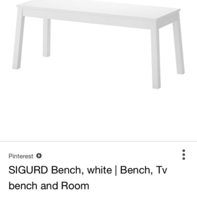 Ikea Sigurd Bench