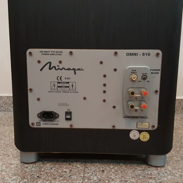 mirage omni s10 for sale